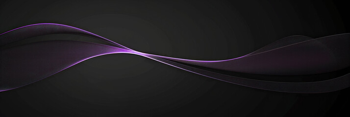 Aufkleber - Dynamic purple waves create a smooth, flowing energy against a contrasting dark backdrop, presenting a modern aesthetic