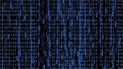 Abstract Binary Code Pattern � High-Tech Data Background
