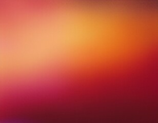 Wall Mural - rough grunge grainy noised blurred color gradient pink peachy red orange color gradient background dark abstract backdrop banner poster card wallpaper website header design