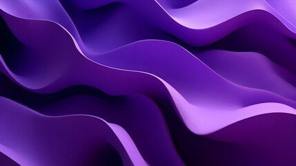Wall Mural - a 3d abstract background with a grainy purple texture fading from light lavender to deep plum, creat