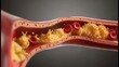 © sponge_Po - Understanding cholesterol buildup in arteries during the process of atherosclerosis