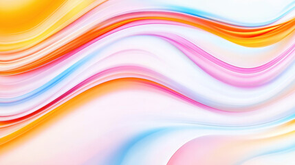 Wall Mural - abstract colorful flowing lines with vibrant gradient tones in motion