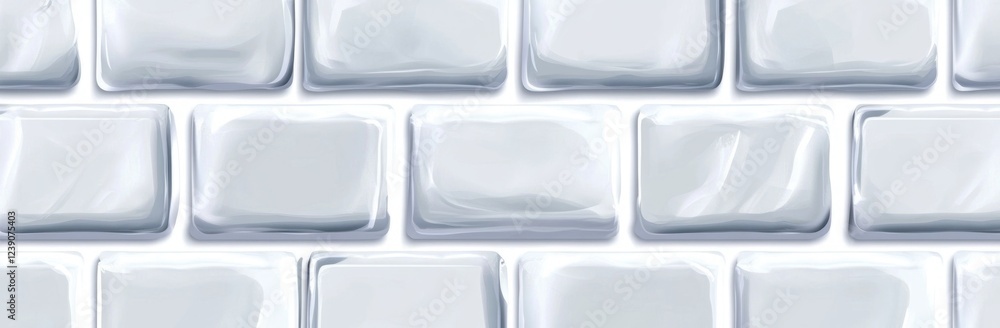 White brick wall texture panorama background Stock Illustration | Adobe ...