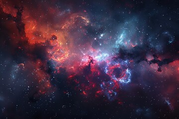Wall Mural - background of galaxy and stars