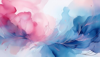 Canvas Print - abstract watercolor background