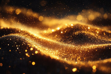 Wall Mural - gold sparkle background