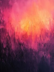 Wall Mural - Colorful abstract artwork with vibrant hues and textures