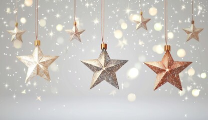 Wall Mural - starry twinkle pattern for photo effects and overlays. blurred abstract starlight for backgrounds