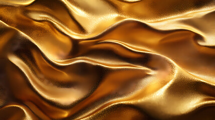Wall Mural - grainy gold metal abstract background banner. matte brass texture with noise. material texture. illu