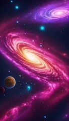 planet in space