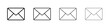 © student - Mail Icon Outline sign symbol set