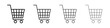 © student - Shopping icon Outline sign symbol set