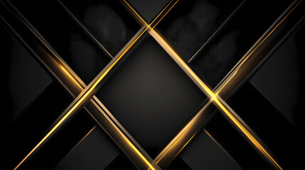 Wall Mural - luxury abstract golden hexagonal