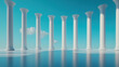 © Adamandgirls - Elysium, A serene colonnade scene with endless meadows and soft lighting, perfect for high-fidelity stock imagery.