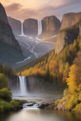 Canvas Print - Waterfall