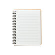 © Natnicha - Spiral-bound notebook with blank lined pages, perfect for notes and sketches.