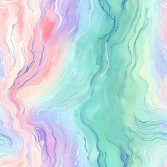 Wall Mural - pastel swirls: an abstract watercolor masterpiece