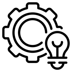 Wall Mural - Innovation Line Icon