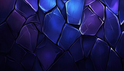 Wall Mural - Abstract Dark Blue Purple Iridescent Stone Texture