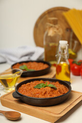 Wall Mural - Bolognese sauce, concept of tasty and delicious food