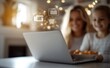© MMerellinn - Shared moment: mother and daughter using laptop for online shopping, selecting items with digital icons, ordering products from marketplace, enjoying convenience of browsing, seamless shipping.