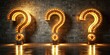 © Wanlop - Mysterious Illuminated Question Marks Portrait Photography - Intriguing Enigma