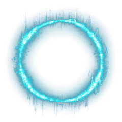 Wall Mural - png neon pulse frame light futuristic digital.