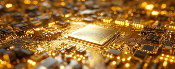 Poster - Liquid gold technology motherboard
