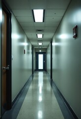 Aufkleber - Empty corridor of the office building