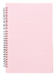 © Rawpixel.com - PNG An empty pink notebook paper document diary page.