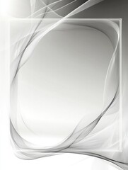 Aufkleber - Elegant empty space frame designed for text insertion, suitable for creative projects and presentations. Generative AI