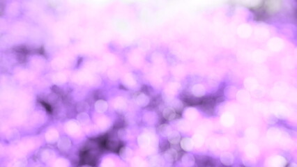 Wall Mural - Soft focus purple Abstract bokeh background Glittering aesthetic textured pattern