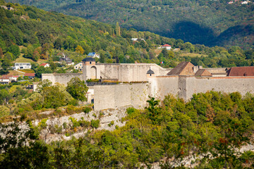 Wall Mural - Besancon Citadel, France. Summer view