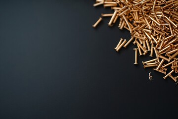 Leinwandbilder - Minimalist Industrial Key Display Metallic Keys on Dark Surface for Modern Hardware Branding and Innovative Product Design - Business and Digital Content Solutions