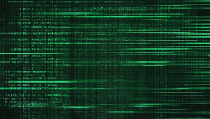 Abstract digital code stream, data flow background