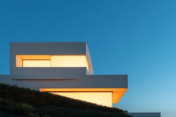 Aufkleber - Dynamic Smart Lighting for Luxury Modern Homes Energy-Efficient IoT Integration with Minimalist Architecture - Elevating Sustainable Living and Premium Real Estate Appeal
