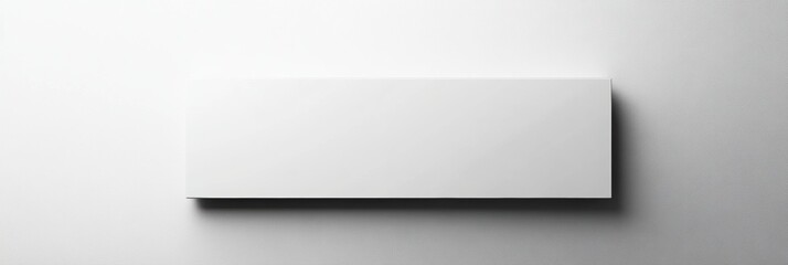 Aufkleber - Blank canvas on wall perfect for adding creative text and artistic designs in a minimalistic setting. Generative AI