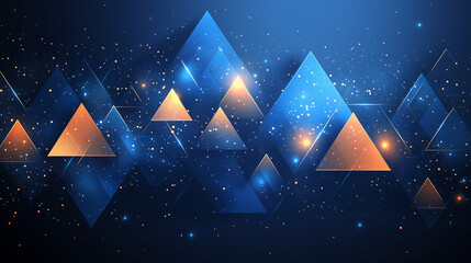 Wall Mural - geometric shapes background is an abstract template for your design