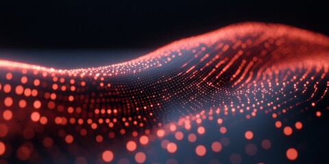 Fototapete - Futuristic Tech Artistry Digital Code Imagery on Laptop with Abstract Circuitry Overlay - Elevating Engineering Expertise for Innovative Business Solutions