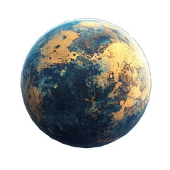 Wall Mural - Exoplanet, cosmic, space, isolated, background, digital, art, science fiction