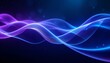 © AKSNA - Futuristic Glowing Waveforms Technology Background
