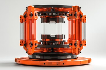 Aufkleber - Innovative machinery component designed for precision engineering and manufacturing processes with a modern aesthetic