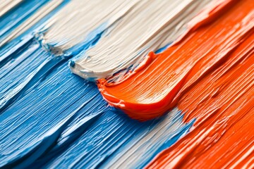 Aufkleber - Colorful paint strokes create a vibrant texture showcasing artistic expression in a studio setting