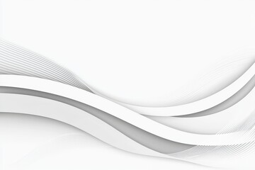 A soft abstract background with flowing waves in tones of white and light gray