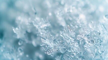 Wall Mural - Background image of snowflakes. Use it as a background for Christmas or New Year's cards, as well as for any winter-themed projects.
