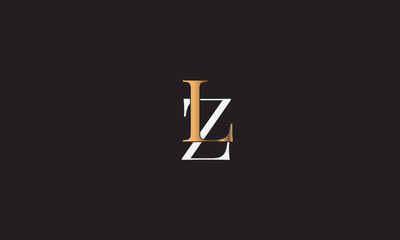 LZ, ZL, Z, L Abstract Letters Logo Monogram