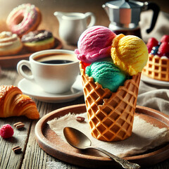 Wall Mural - ice cream