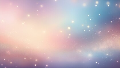 Wall Mural - pastel glow gradient background with light sparkles and smooth texture