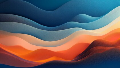 Wall Mural - abstract noise background with a blue and orange gradient for appealing and modern aesthetic