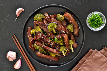 Poster - Beef and broccoli stir fry